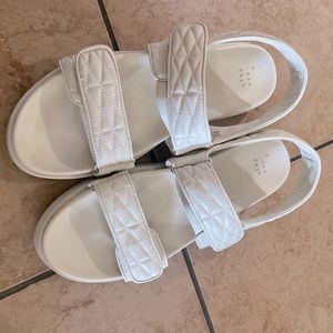 A New Day - white platform sandals